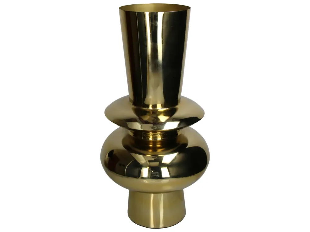 Kersten Vase Metall Gold H: 65 cm  | Schubiger Möbel