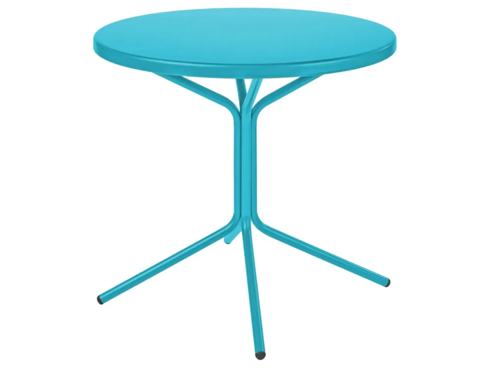 Schaffner Metall-Bistrotisch Pix Rund Blau | Schubiger Möbel