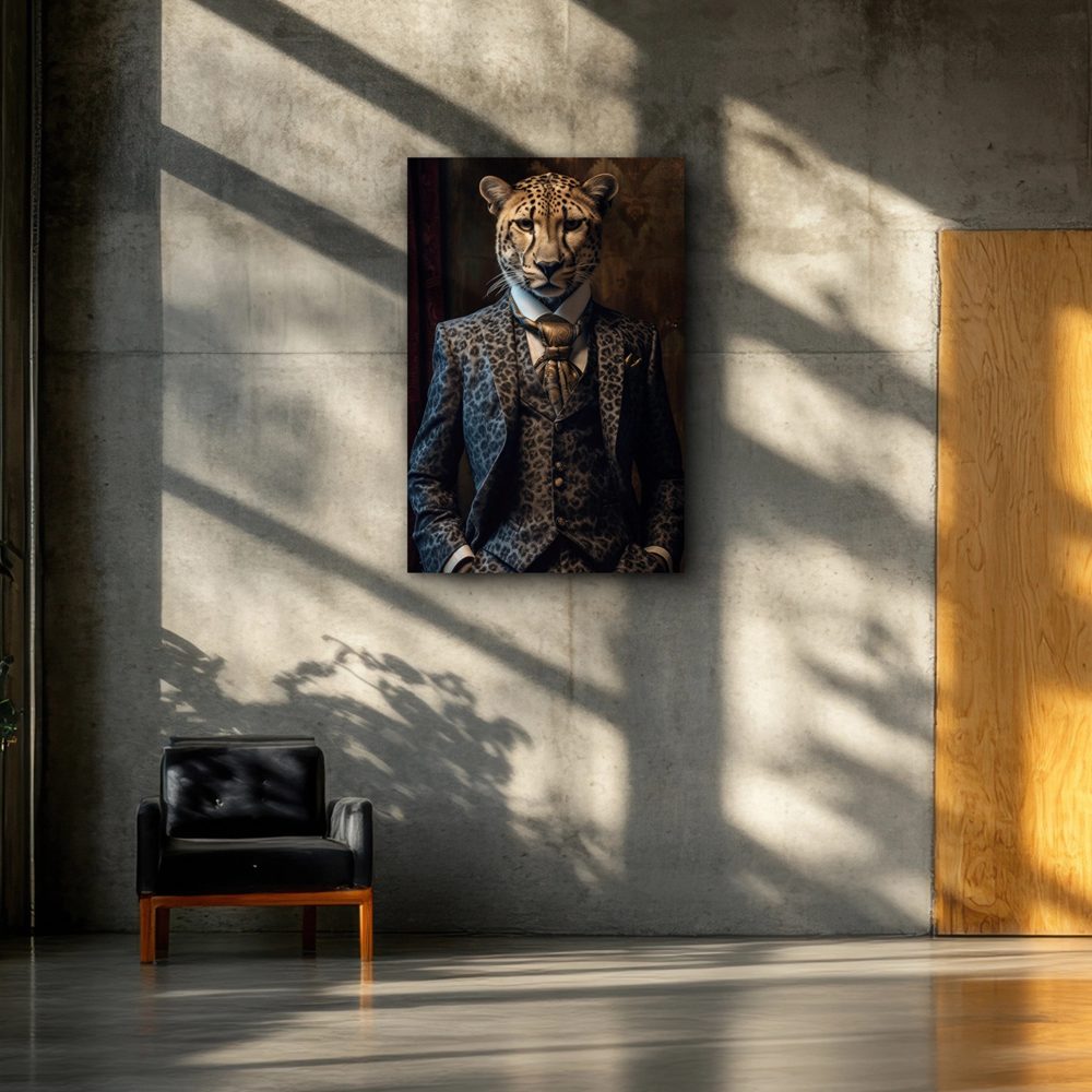 image LAND Alubild Stylish Cheetah  | Schubiger Möbel