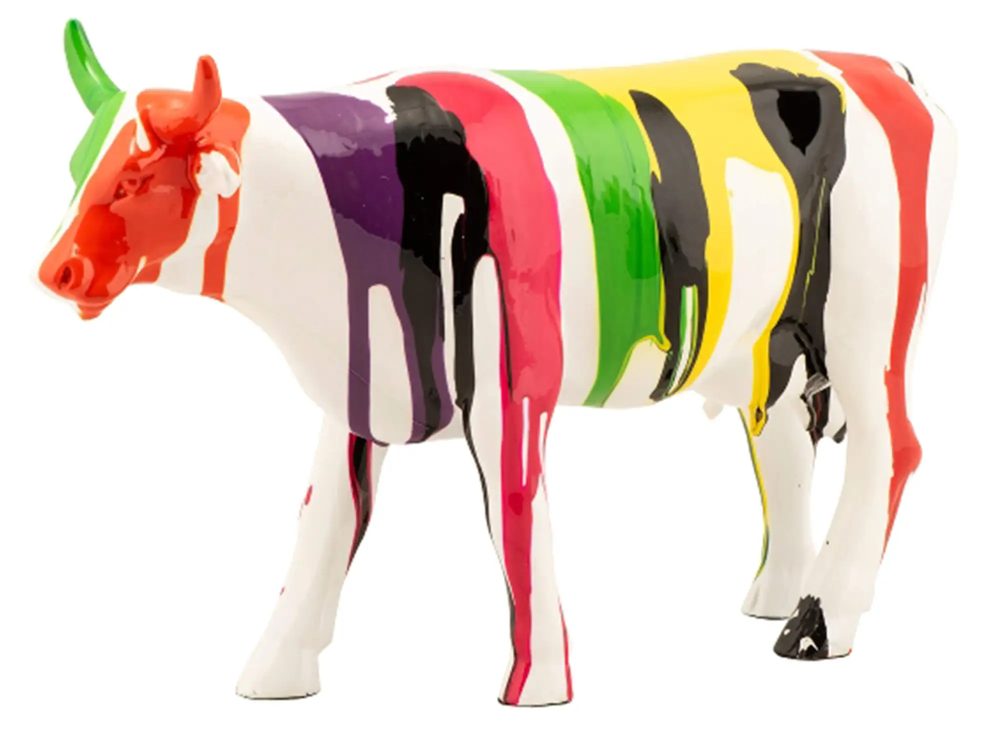 image LAND Skulptur Bunte Kuh 1  | Schubiger Möbel