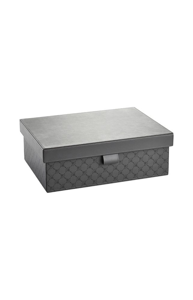 Joop Box Grösse l, Anthrazit/schwarz H: 12 cm  | Schubiger Möbel
