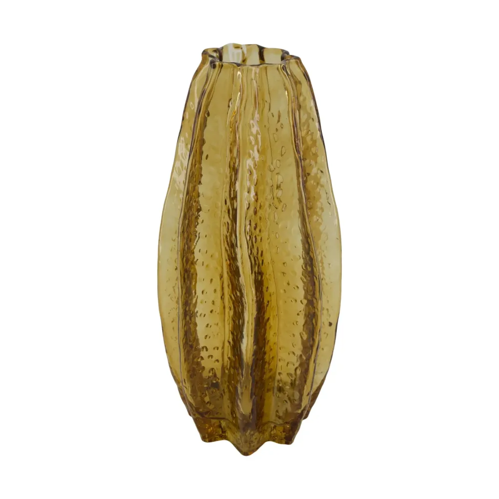 Decofinder Vase Glas, Bernstein  | Schubiger Möbel