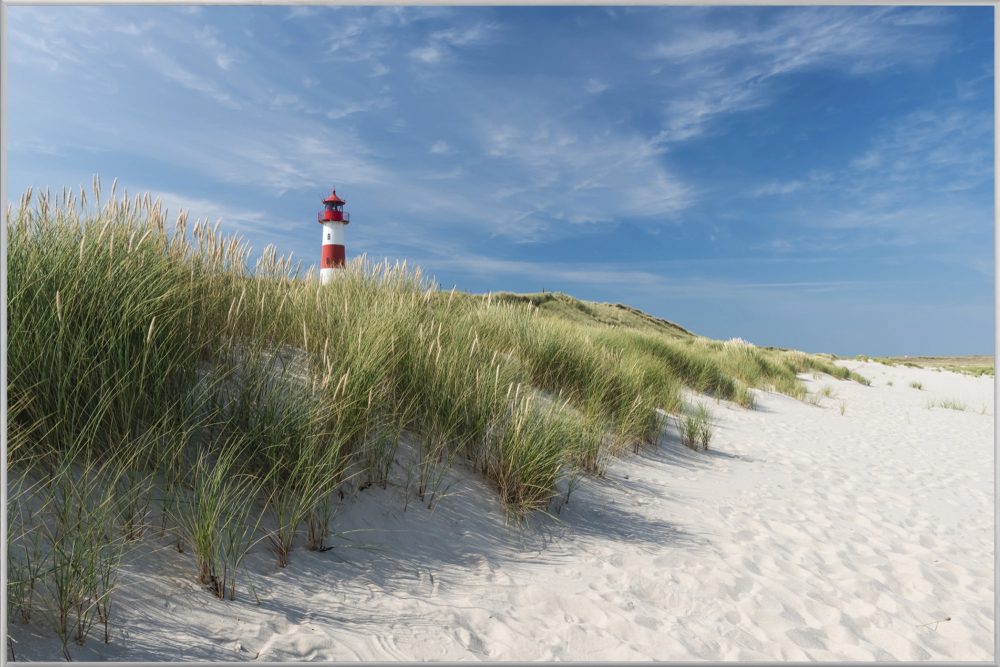 image LAND Bild mit Rahmen Leuchtturm Sylt, List Ost 4  | Schubiger Möbel