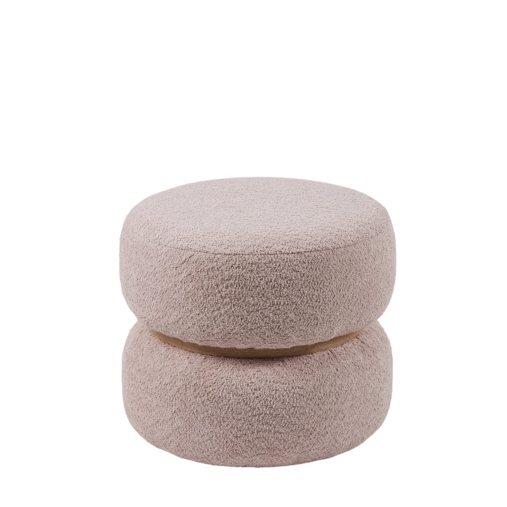 Edg Hocker Rund Rosa B: 42 cm  | Schubiger Möbel