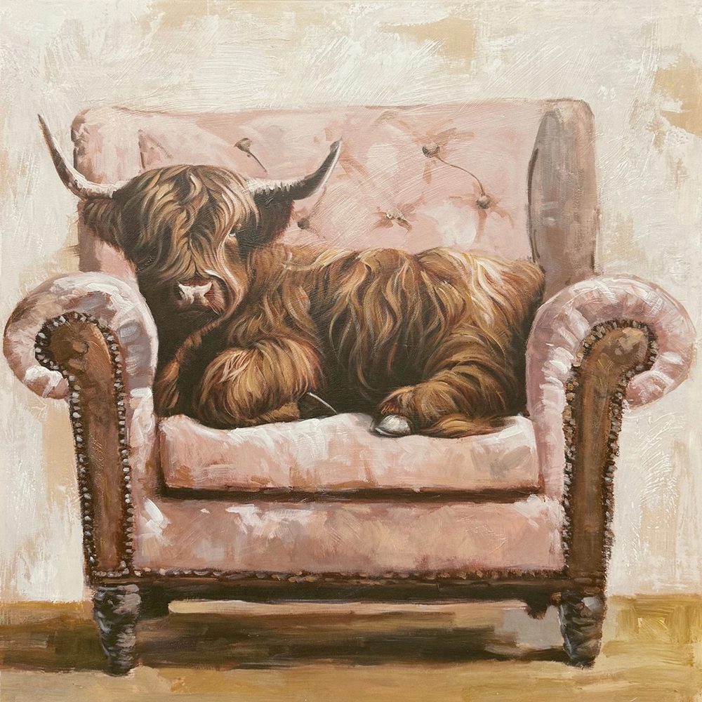 image LAND Gemälde Sofa Cattle  | Schubiger Möbel