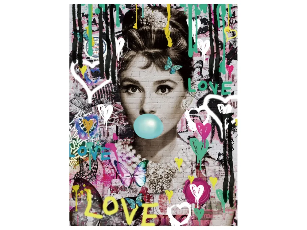 image LAND Glasbild Street Art 