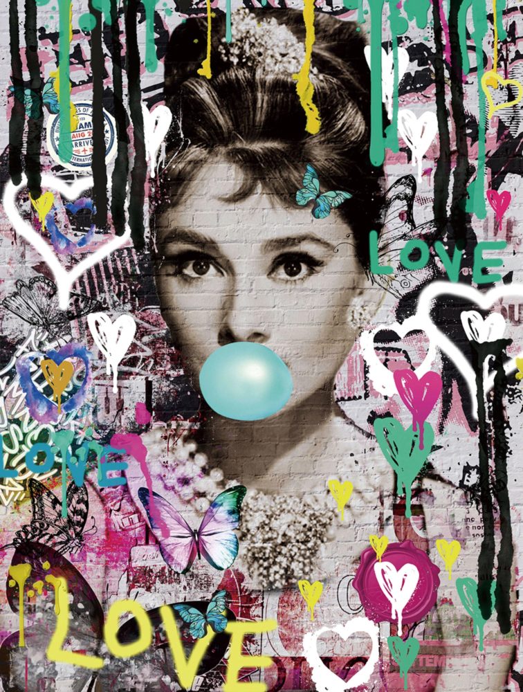 image LAND Glasbild Street Art 