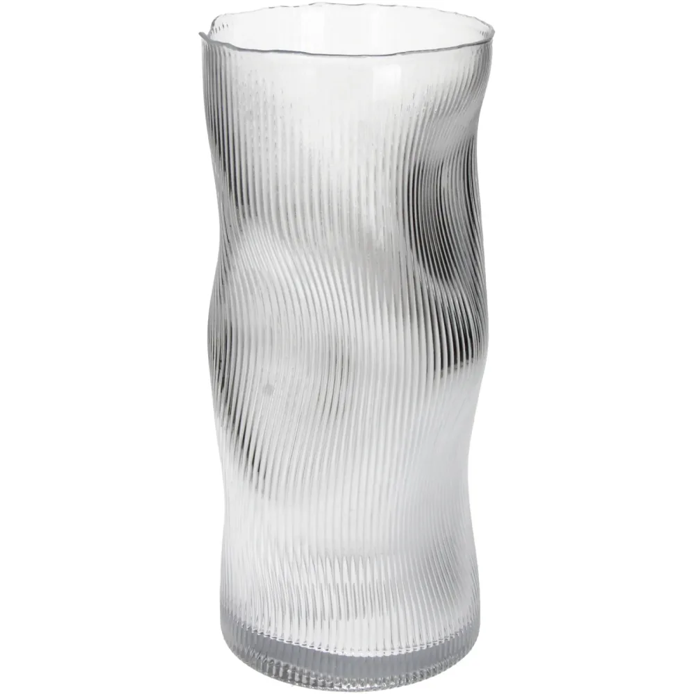 Kersten Vase Stripe, Glas H: 30 cm  | Schubiger Möbel