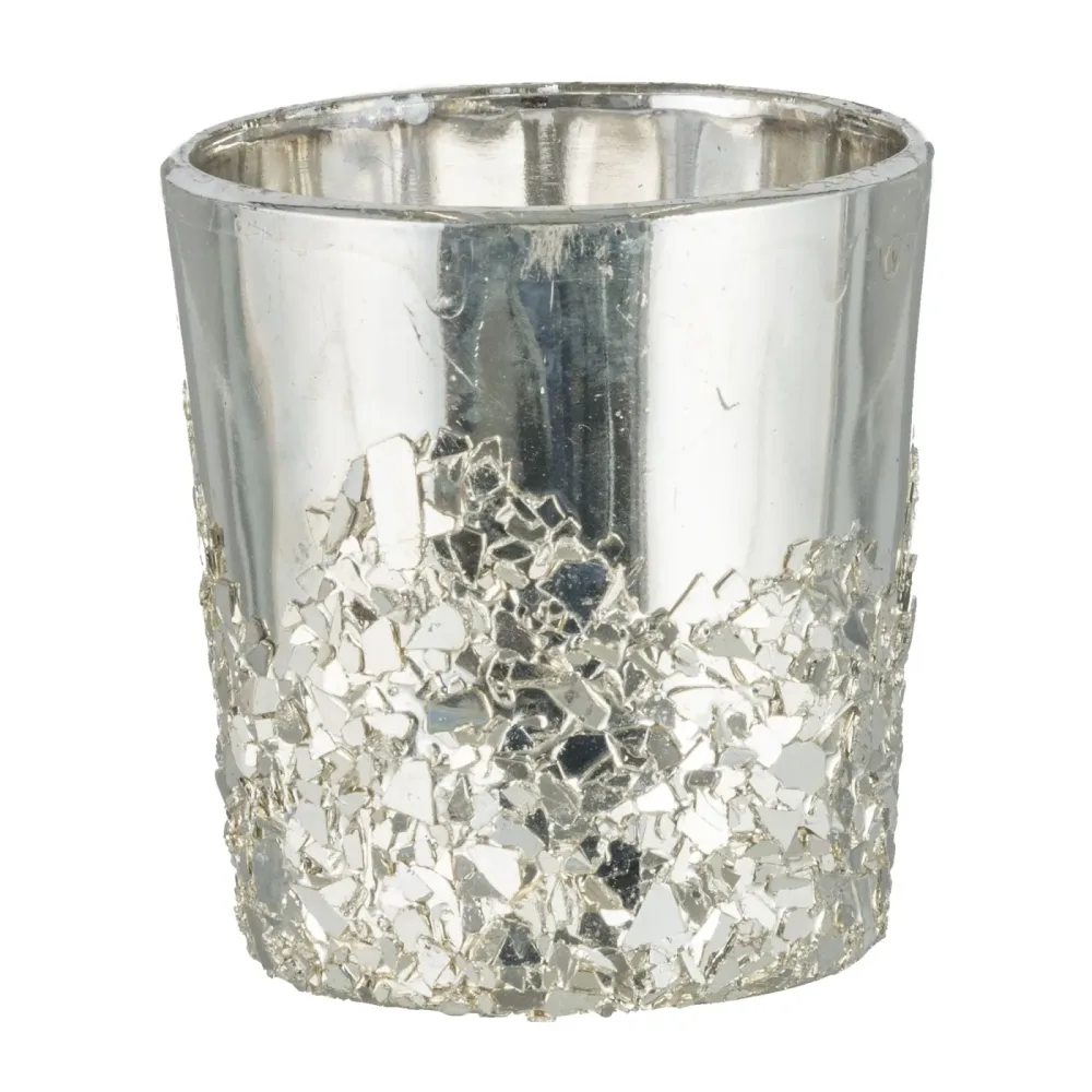 Gasper Windlicht Shine, Silber B: 6 cm  | Schubiger Möbel