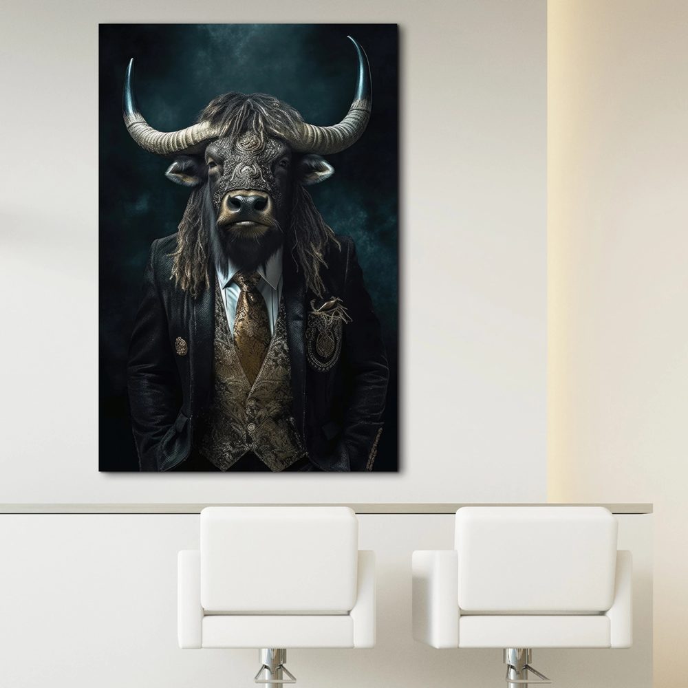 image LAND Acrylglasbild Stylish Mr. Bull  | Schubiger Möbel