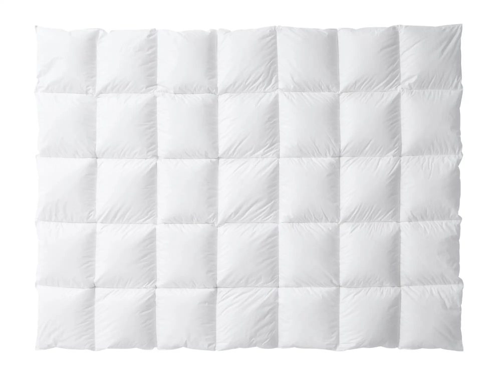 Billerbeck Daunenduvet Montreux Weiss Baumwolle 160 cm 240 cm Gänsedaunen - Daunenduvet
