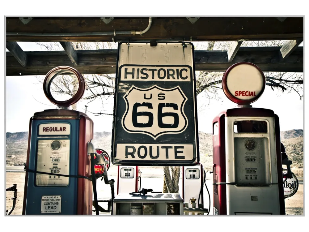 image LAND Bild mit Rahmen Route 66  | Schubiger Möbel