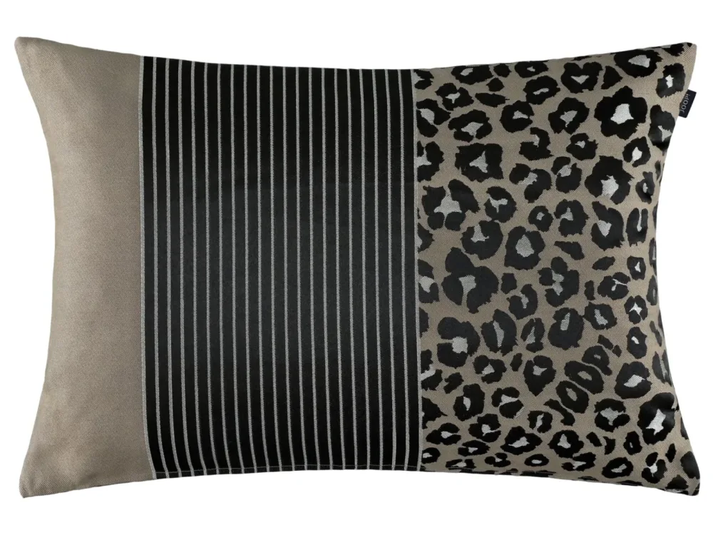 Stoeckel & Grimmler Zierkissenhülle Leo, Umbra B: 60 cm Grau | Schubiger Möbel