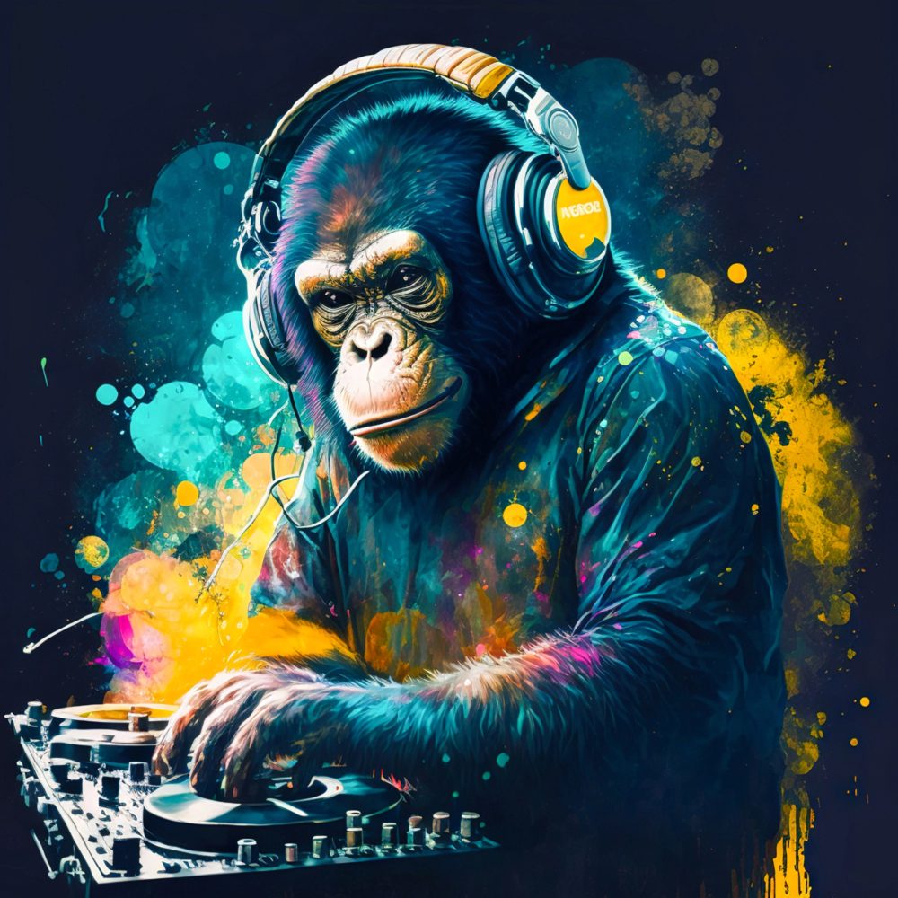 image LAND Alubild Monkey dj  | Schubiger Möbel