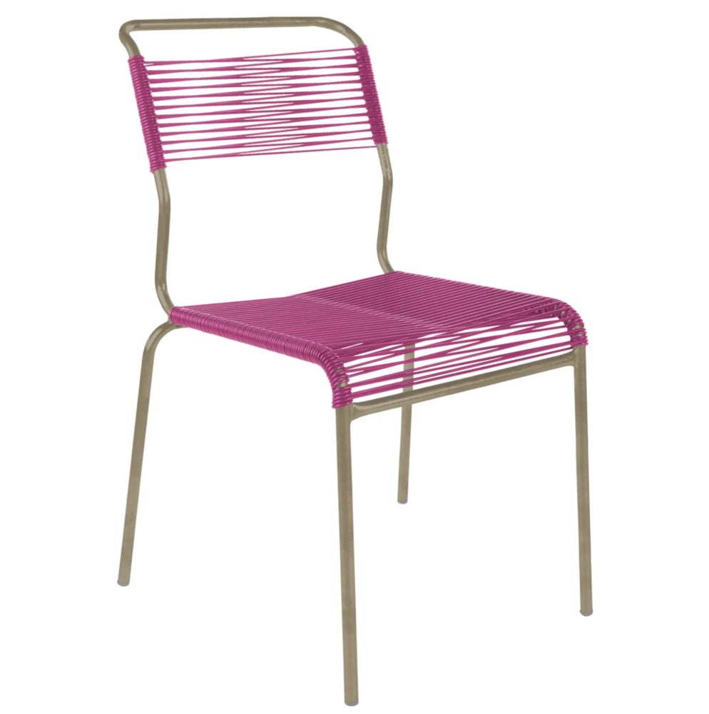 Schaffner Spaghetti-Stuhl Säntis Rosa | Schubiger Möbel
