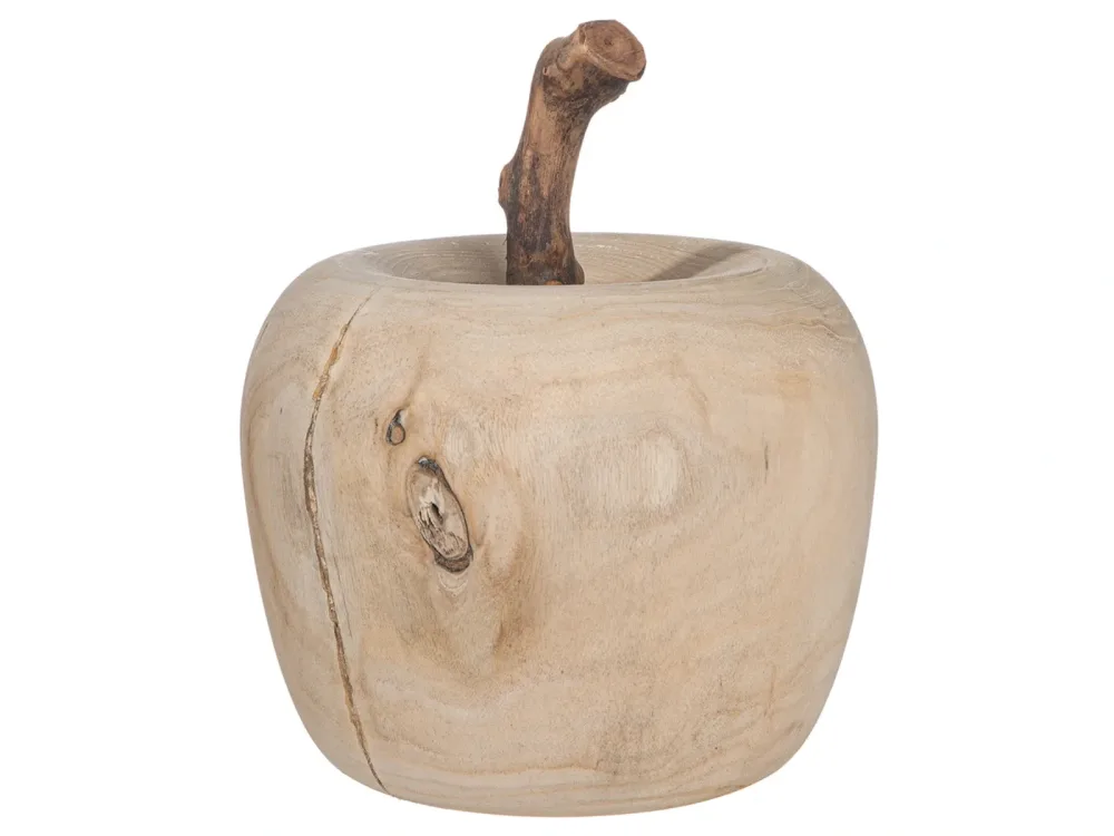 Gilde Dekoobjekt Apfel, Holz H: 26 cm  | Schubiger Möbel