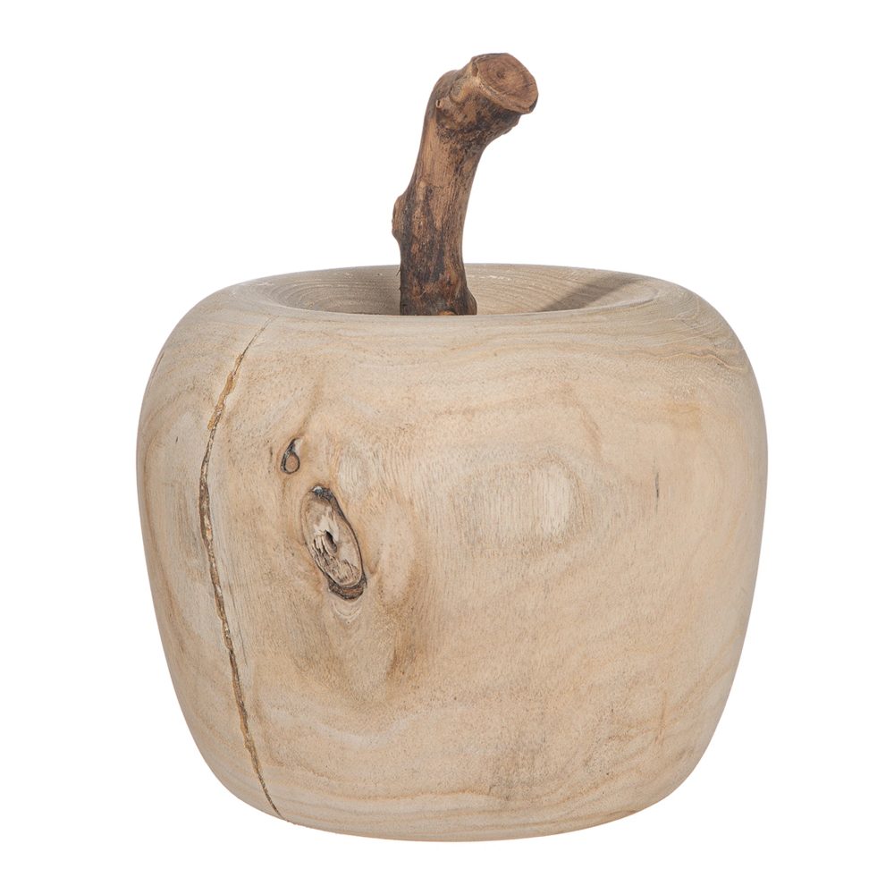 Gilde Dekoobjekt Apfel, Holz H: 26 cm  | Schubiger Möbel