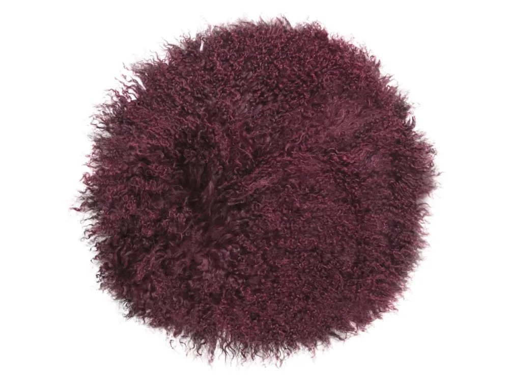 Magma Sitzauflage Pamina Weinrot  35/45cm Rund Rot | Schubiger Möbel