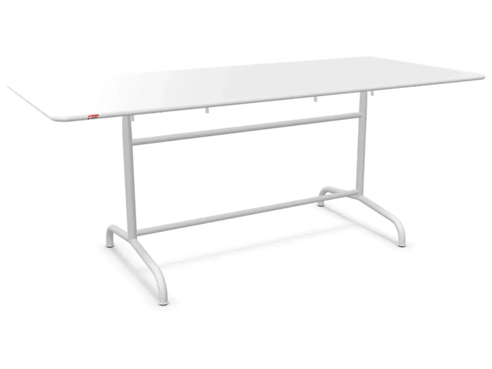 Schaffner Metall-Tisch Rigi Weiss | Schubiger Möbel
