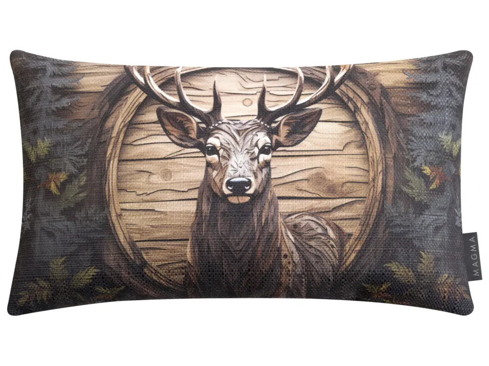 Magma Kissenhülle Foresta, Hirsch 50x30 cm  | Schubiger Möbel