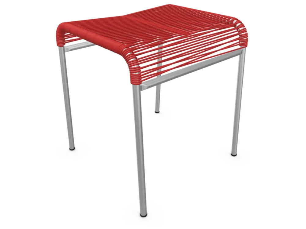 Schaffner Spaghetti-Hocker Säntis Hoch Feuerverzinkt Rot | Schubiger Möbel
