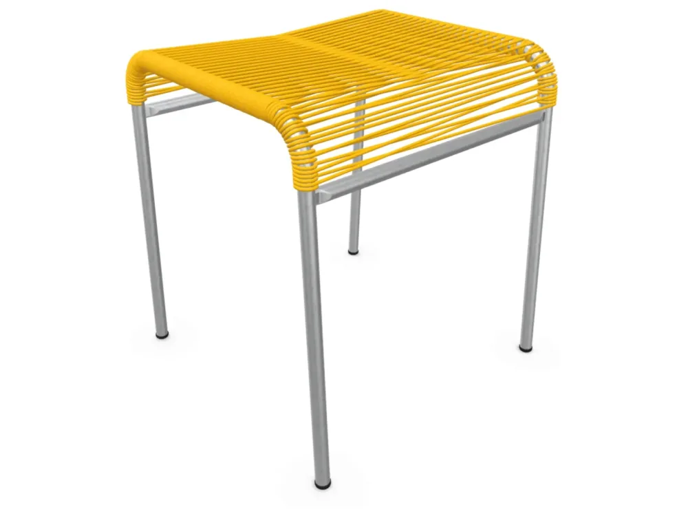 Schaffner Spaghetti-Hocker Säntis Hoch Feuerverzinkt Gelb | Schubiger Möbel