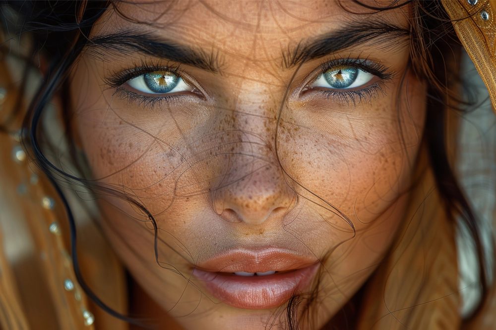 image LAND Canvas Green Eyes Oriental  | Schubiger Möbel