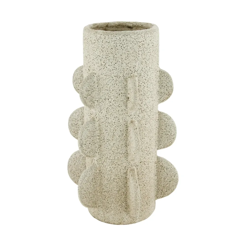 Decofinder Vase Keramik, Grau  | Schubiger Möbel