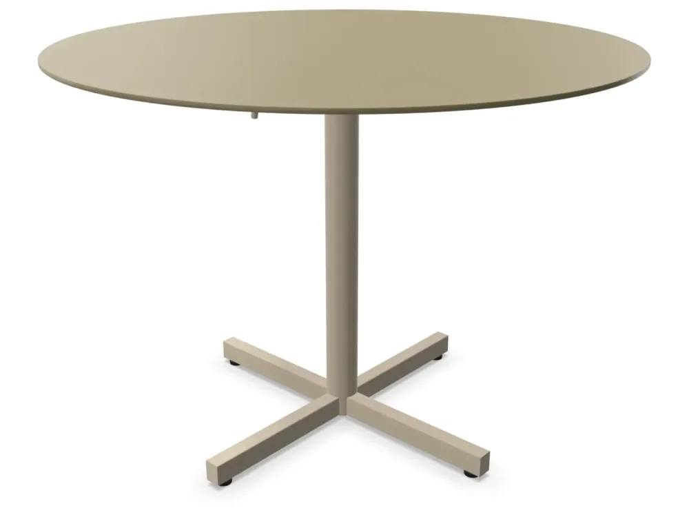 Schaffner Gartentisch Luzern Rund Beige | Schubiger Möbel