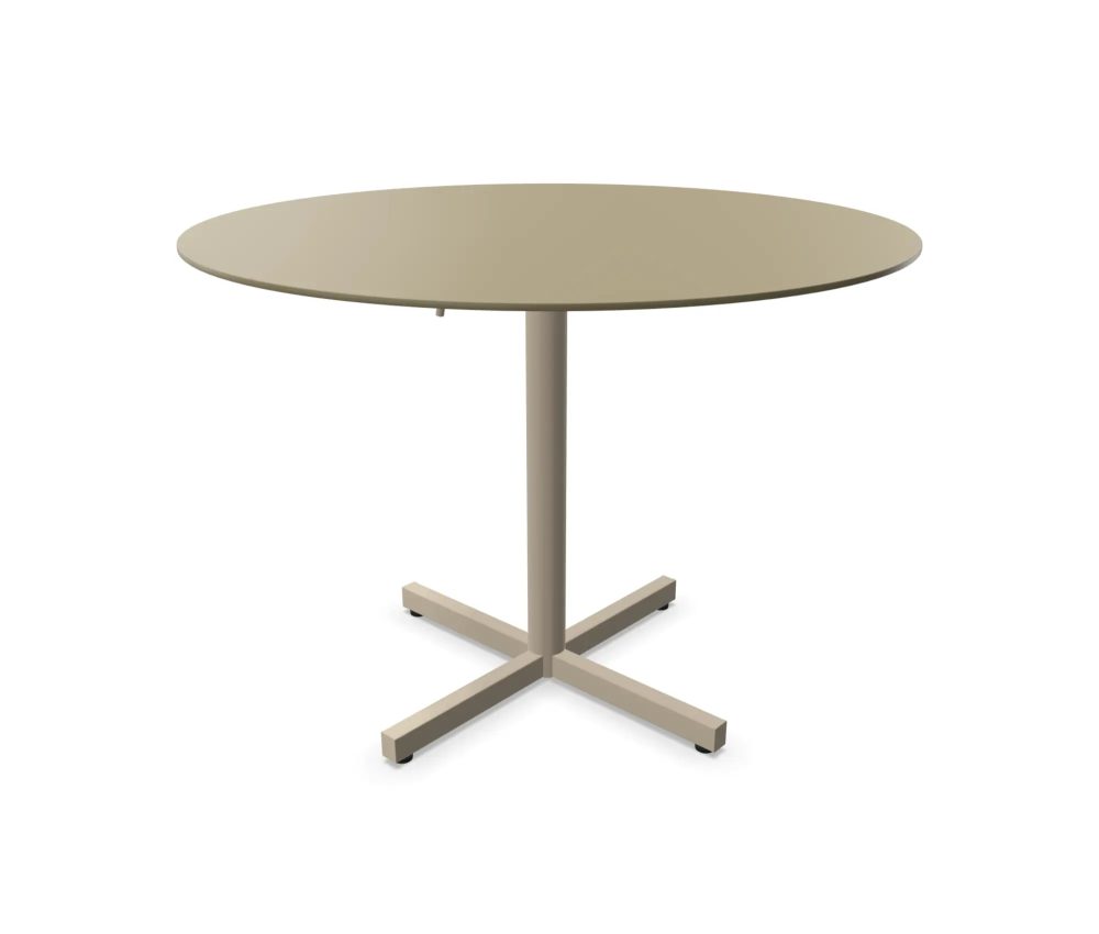 Schaffner Gartentisch Luzern Rund Beige | Schubiger Möbel