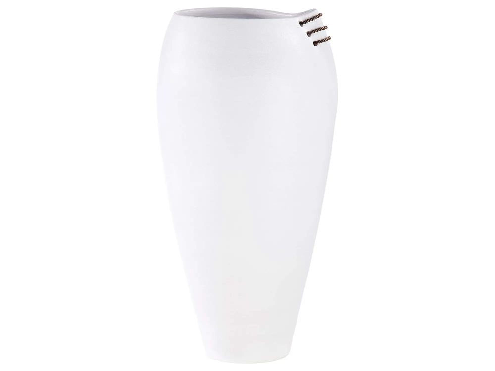 Gilde Vase Coimbra Weiss H: 62 cm  | Schubiger Möbel