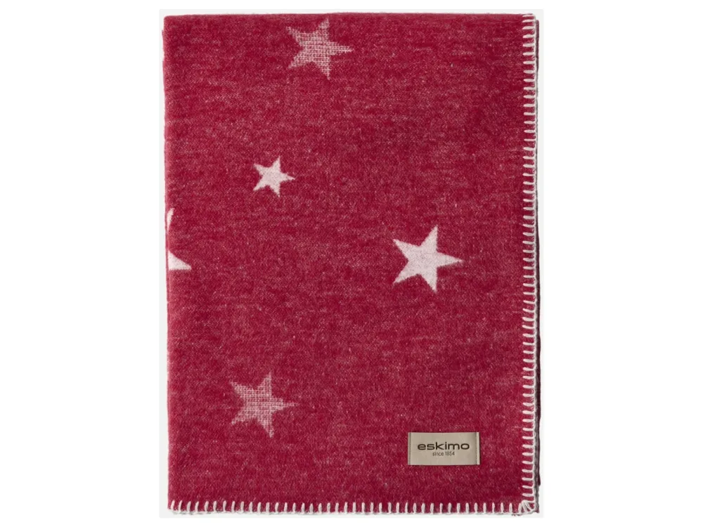 Eskitex AG Plaid Etoile 140x200 cm Rot | Schubiger Möbel