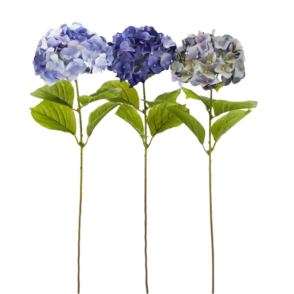 Edg Kunstblume Hortensien Ass. Blau H: 76 cm  | Schubiger Möbel