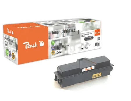 Peach K130 Toner bk ersetzt Kyocera TK-130 für z.B. Kyocera FS -1028 MFP, Kyocera FS -1128 MFP, Kyocera FS -1300, Kyocera FS -1300 Arztdrucker