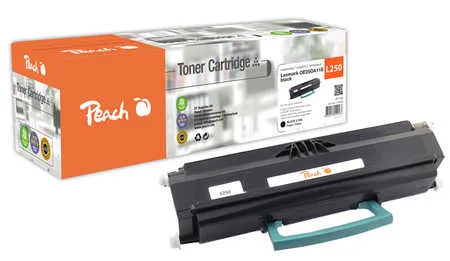 Peach L250 BK Toner bk ersetzt Lexmark No. 250BK, OE250A11E für z.B. Lexmark E 250, Lexmark E 250 D, Lexmark E 250 DN, Lexmark E 250 N