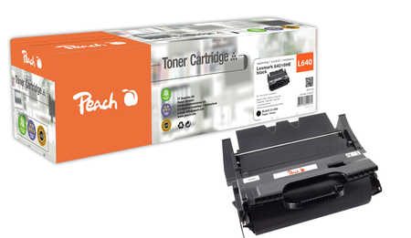 Peach L64 XBK Toner bk ersetzt Lexmark No. 64XBK, 64016HE für z.B. Lexmark Optra T 640, Lexmark Optra T 640 DN, Lexmark Optra T 640 DTN