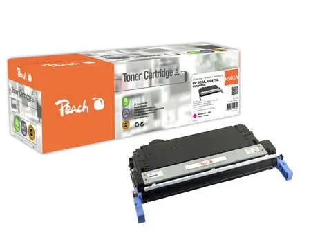 Peach HP 502 AM Toner ma ersetzt HP No. 502A M, Q6473A für z.B. HP Color LaserJet 3600, HP Color LaserJet 3600 DN, HP Color LaserJet 3600 N