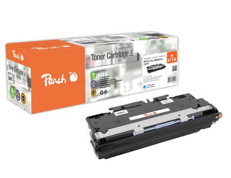 Peach HP 311 AC Toner cy ersetzt HP No. 311A C, Q2681A für z.B. HP Color LaserJet 3700, HP Color LaserJet 3700 DN, HP Color LaserJet 3700 DTN