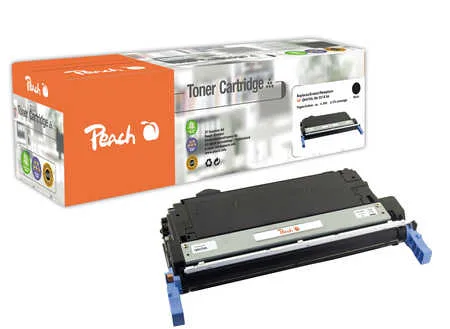 Peach HP 501 ABK Toner bk ersetzt HP No. 501A BK, Q6470A für z.B. HP Color LaserJet 3600, HP Color LaserJet 3600 DN, HP Color LaserJet 3600 N