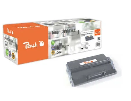 Peach L220 Toner bk ersetzt Lexmark 12S0300 für z.B. Lexmark E 220, Lexmark E 220 N, Lexmark Optra E 220, Lexmark Optra E 220 N