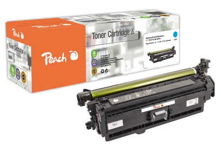 Peach HP 650 AC Toner cy ersetzt HP No. 650A C, CE271A für z.B. HP Color LaserJet Enterprise CP 5500, HP Color LaserJet Enterprise CP 5520
