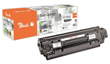 Peach HP 728 bk Toner bk ersetzt Canon CRG-728 bk, 3500B002 für z.B. Canon Fax L 150, Canon Fax L 170, Canon ISensys Fax L 150