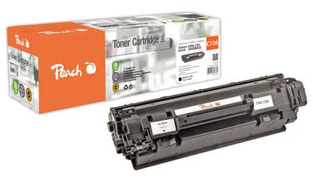Peach C726 bk Toner bk ersetzt Canon CRG-726 bk, 3483B002 für z.B. Canon ISensys LBP -6200 d, Canon ISensys LBP -6200, Canon ISensys LBP -6230 dw
