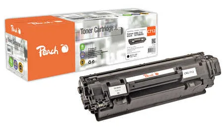 Peach HP 712 BK Toner bk ersetzt Canon No. 712BK, 1870B002 für z.B. Canon ISensys LBP -3010, Canon ISensys LBP -3010 b, Canon ISensys LBP -3100
