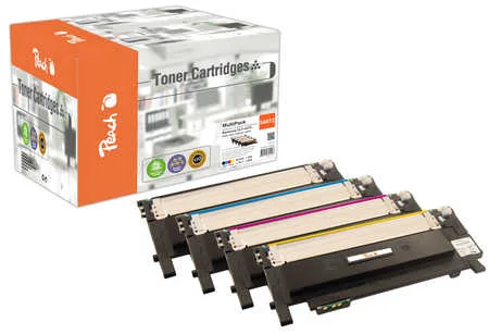 Peach - Spar Pack Tonermodule kompatibel zu  CLT-4072, One Size