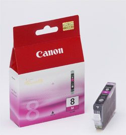 Canon C8M Druckerpatronen ma - Canon CLI-8M, 0622B001, 0622B025 für z.B. Canon Pixma IP 5200, Canon Pixma IP 3300, Canon Pixma IP 3500