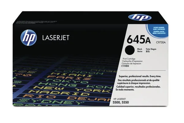 HP H645ABK Toner bk - Canon, HP No. 645ABK, C9730A für z.B. Canon LBP -2510, Canon LBP -2710, Canon LBP -2810, HP Color LaserJet 5500