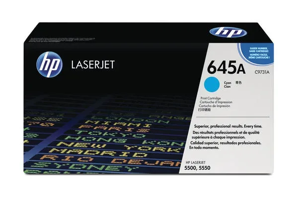 HP H645AC Toner cy - Canon, HP No. 645AC, C9731A für z.B. Canon LBP -2510, Canon LBP -2710, Canon LBP -2810, HP Color LaserJet 5500