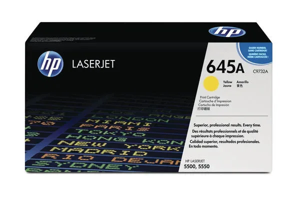 HP H645AM Toner ye - Canon, HP No. 645AM, C9732A für z.B. Canon LBP -2510, Canon LBP -2710, Canon LBP -2810, HP Color LaserJet 5500