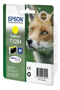 Epson E128 Druckerpatronen ye - Epson T1284 y, C13T12844011 für z.B. Epson Stylus SX 230, Epson Stylus SX 235 W, Epson Stylus Office BX 305 F
